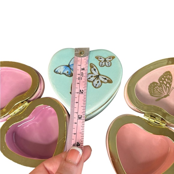Trinket Box - Set of 5 Heart-Shaped Butterfly - Picture 9 of 12